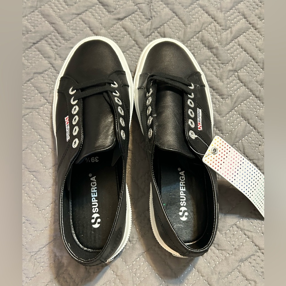 Superga Black Athletic Shoes